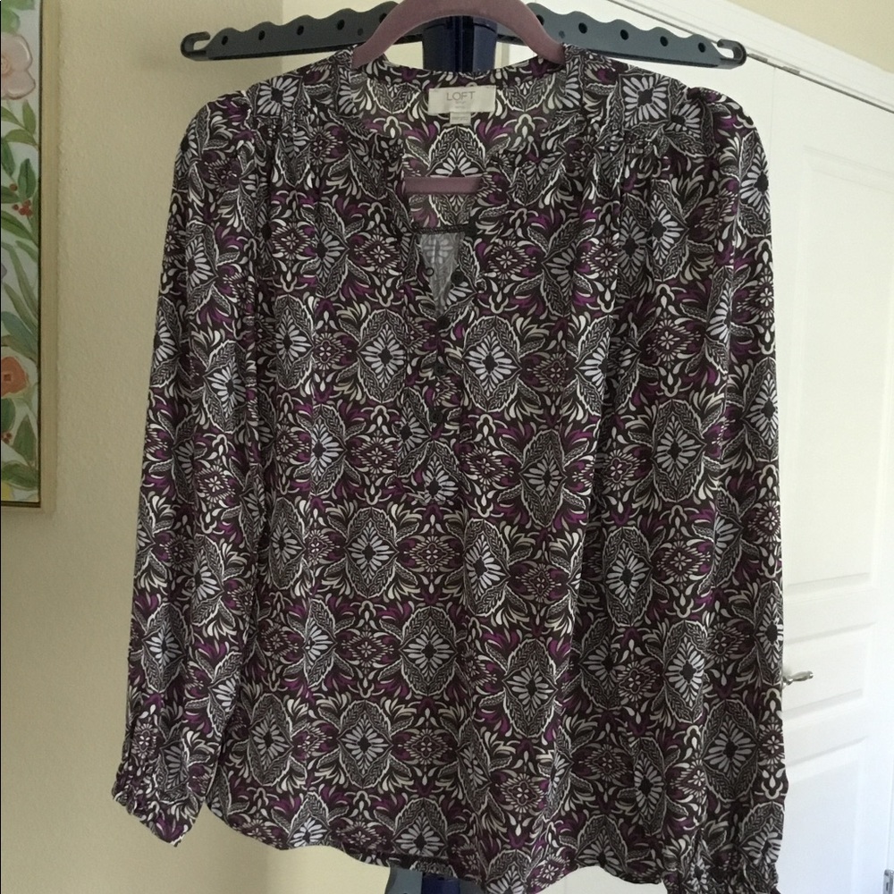 Loft Outlet Long Sleeve Blouse